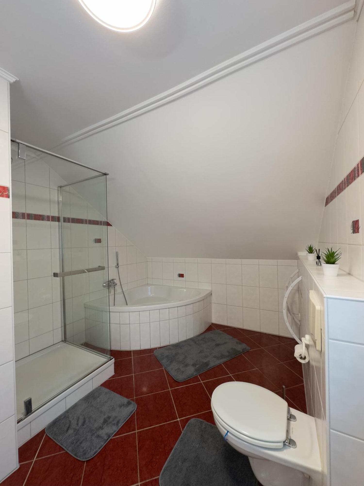 Ganzes Ferienhaus In Leipzig Mit Garage Und Fussbodenheizung Exteriör bild